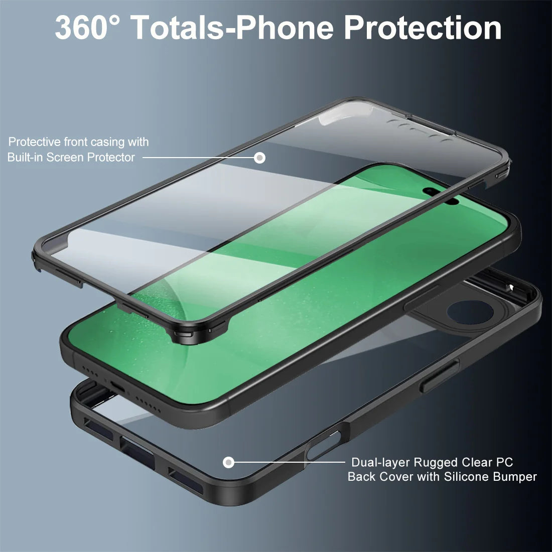 Premium 360° Clear Case for iPhone Air