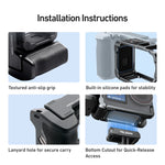 TELESIN Hand Grip Remote Control Kit for DJI Osmo Action 6