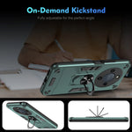 Honor Magic 8 Pro Military Grade Shockproof Case with Ring Stand Holder