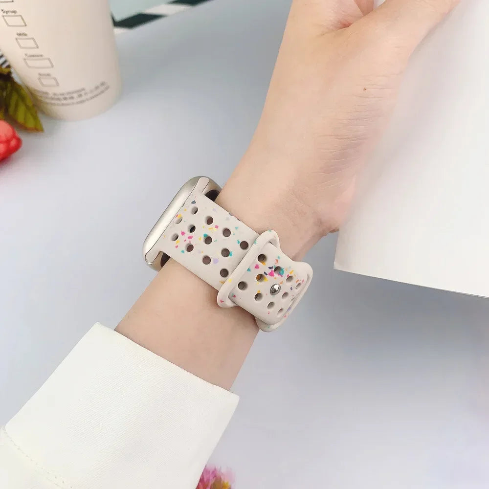 Flexible Silicone Sports Strap for Apple Watch