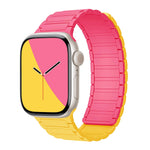 Silicone Replacement Strap with Magnetic Closure for Apple Watch