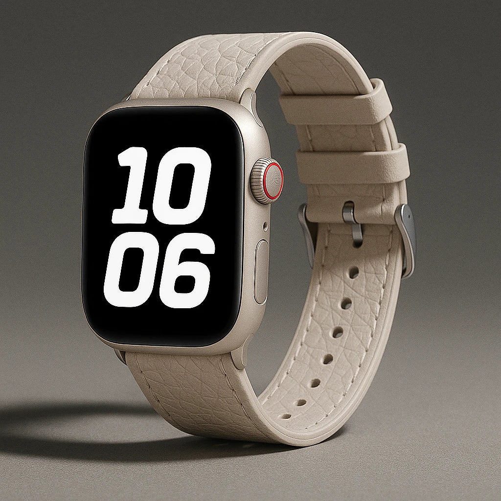 Soft Lychee Pattern Silicone Strap for Apple Watch