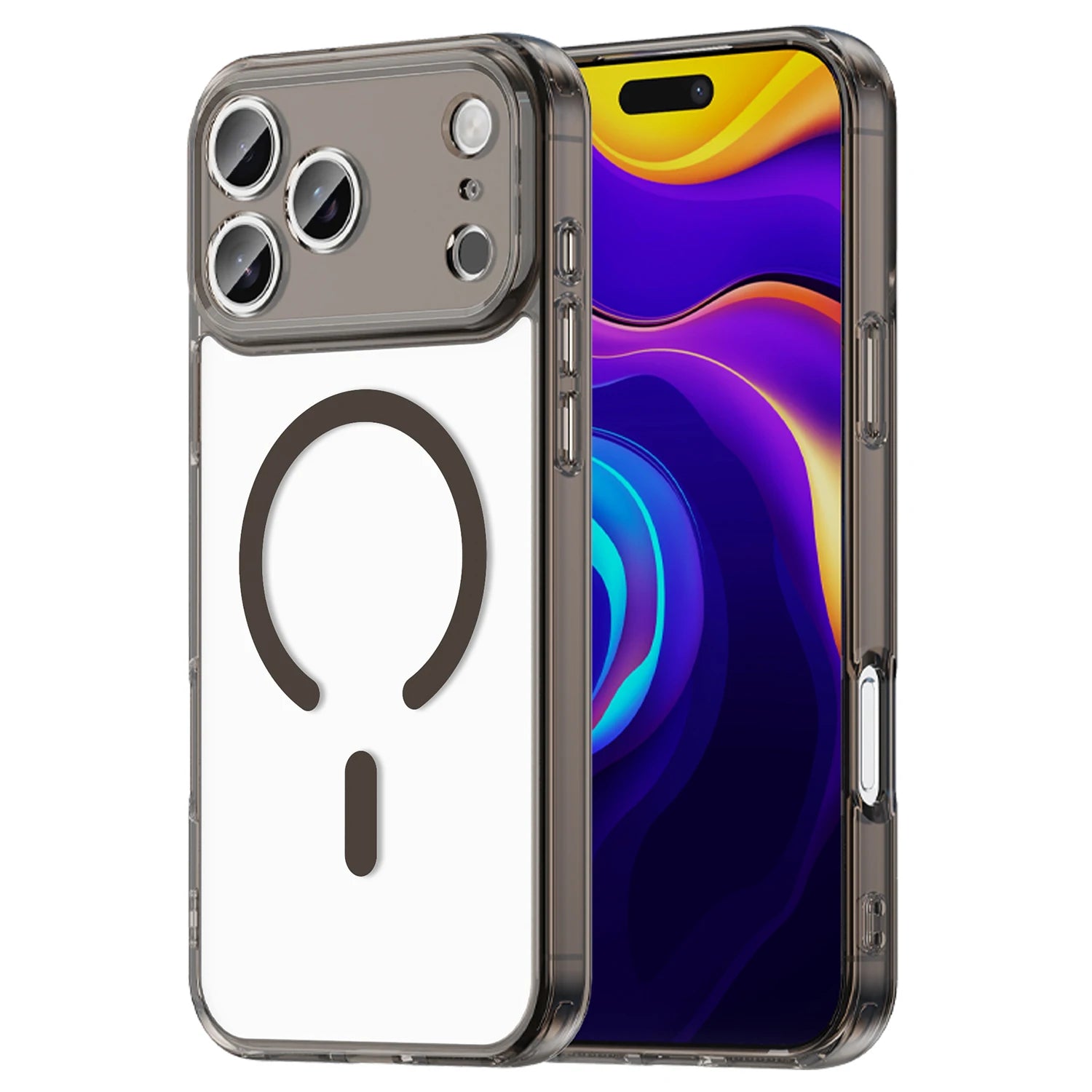MagSafe Compatible Transparent Acrylic Case for iPhone 17 Series