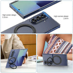 Samsung Galaxy Z Fold 7 Magnetic Protective Case with Rotating Ring