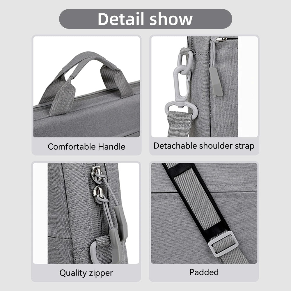 Slim Laptop Shoulder Bag for 15.6" Notebooks