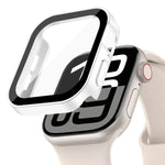 Protective Bumper Case with Built-in Tempered Glass for Apple Watch