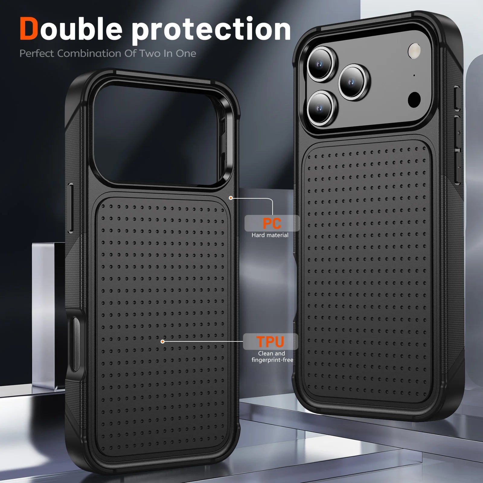 Heavy-Duty Shockproof Protective Case for iPhone 17 Series