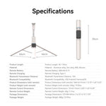 TELESIN 1.7M Bluetooth Remote Selfie Stick Tripod