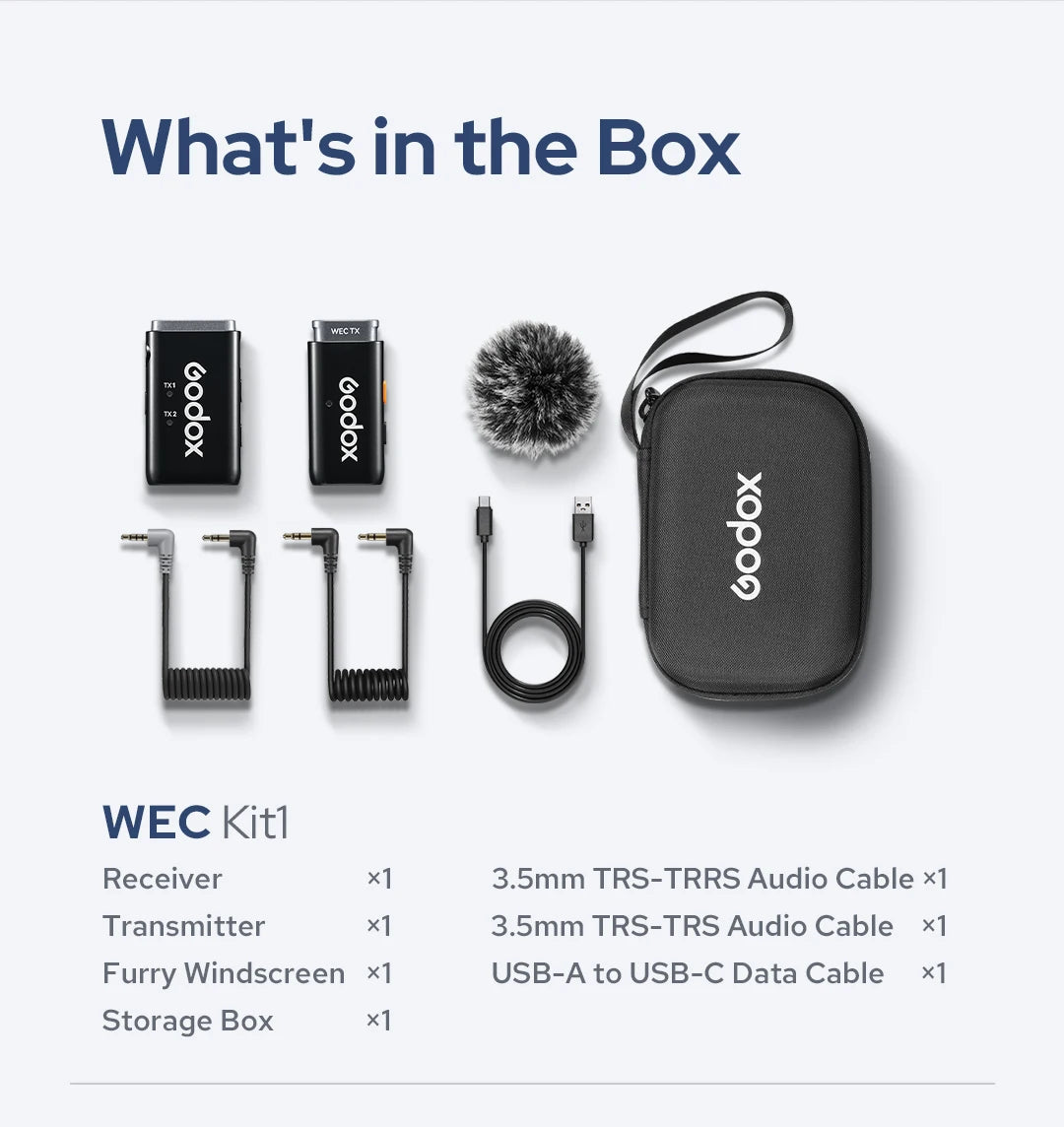 Godox WEC 2.4GHz Wireless Microphone System