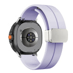 Silicone Magnetic Buckle Strap for Samsung Galaxy Watch 8 /  Galaxy Watch 8 Classic