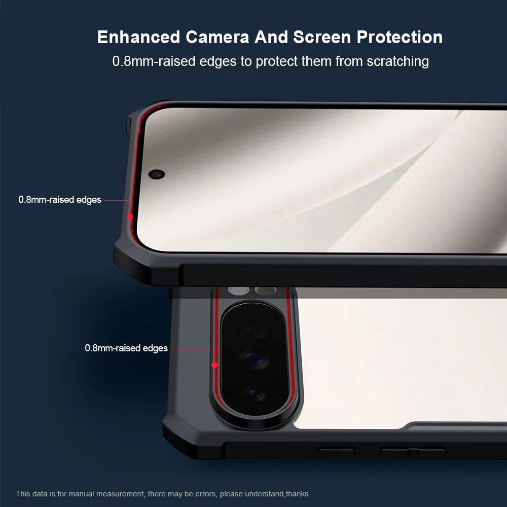 Shockproof Airbag Transparent Case for Pixel 10 Series