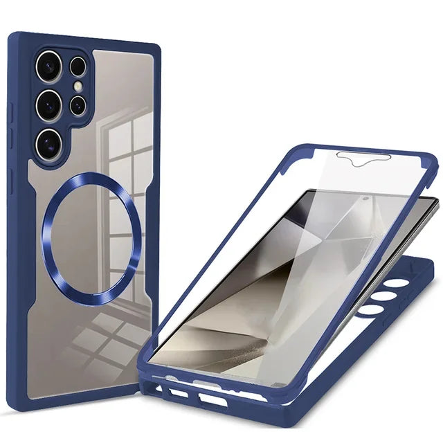 360° Full Protection Double-Sided Magnetic Case for Samsung Galaxy S25 Series