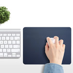 Premium Solid-Color Leather Mouse Pad