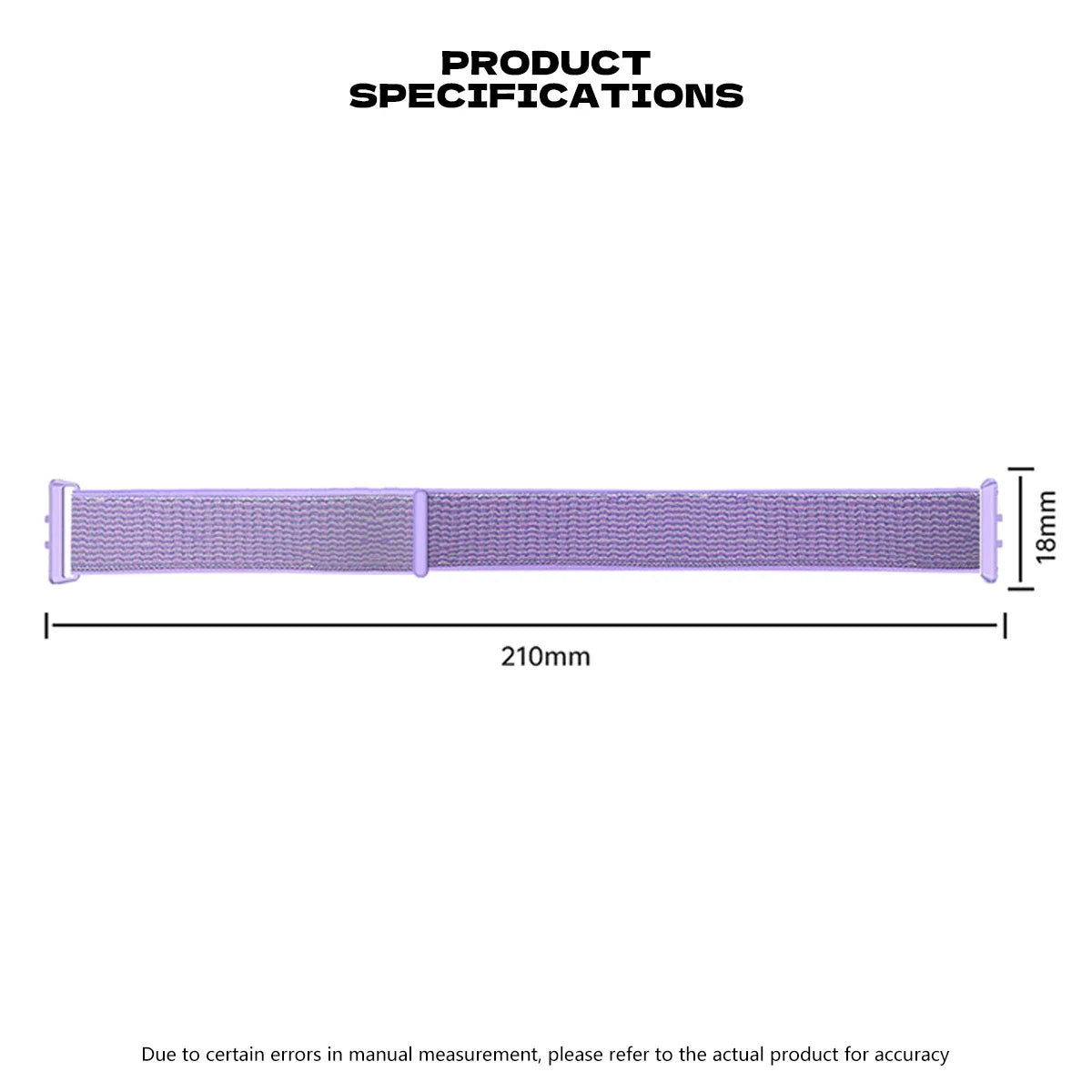 Adjustable Nylon Loop Bracelet for Samsung Galaxy Fit3