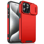 Heavy-Duty Shockproof Case with Sliding Camera Protector for iPhone 16 Series