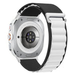 Breathable Nylon Weave Watch Band with Metal C-Hook Closure for Samsung Galaxy Watch Ultra 2