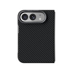 Water-Resistant Carbon Fiber MagSafe Case with Raised Camera Protection for iPhone Duo