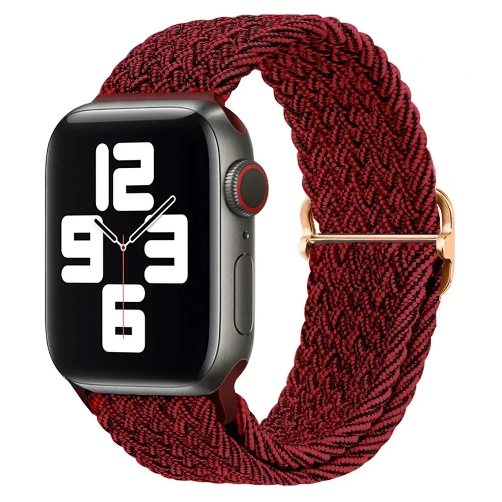 Stretchable Braided Loop Band for Apple Watch