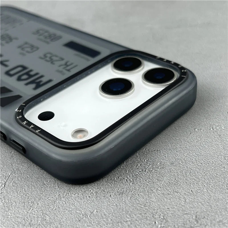 Flight Ticket Style PC+TPU Case for iPhone 17 Series