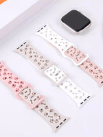 Engraved Silicone Sport Strap for Apple Watch