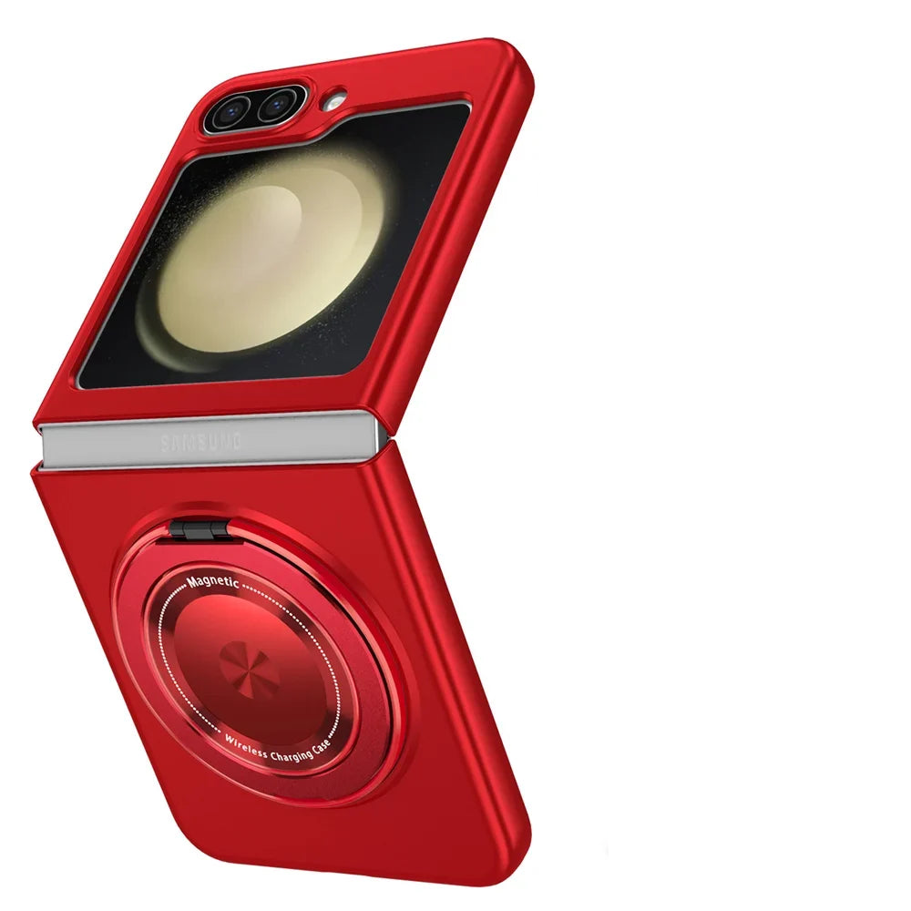 Samsung Galaxy Z Flip 6 Magnetic Case with 360° Rotating Stand