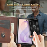 Leather Flip Wallet Case with Multiple Card Slots for Samsung Galaxy Z Fold 8