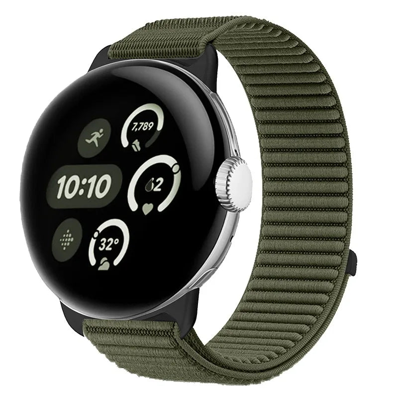 Breathable Woven Nylon Strap for Google Pixel Watch 4