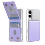 Samsung Galaxy S25 Edge Leather Wallet Case with Card Holder