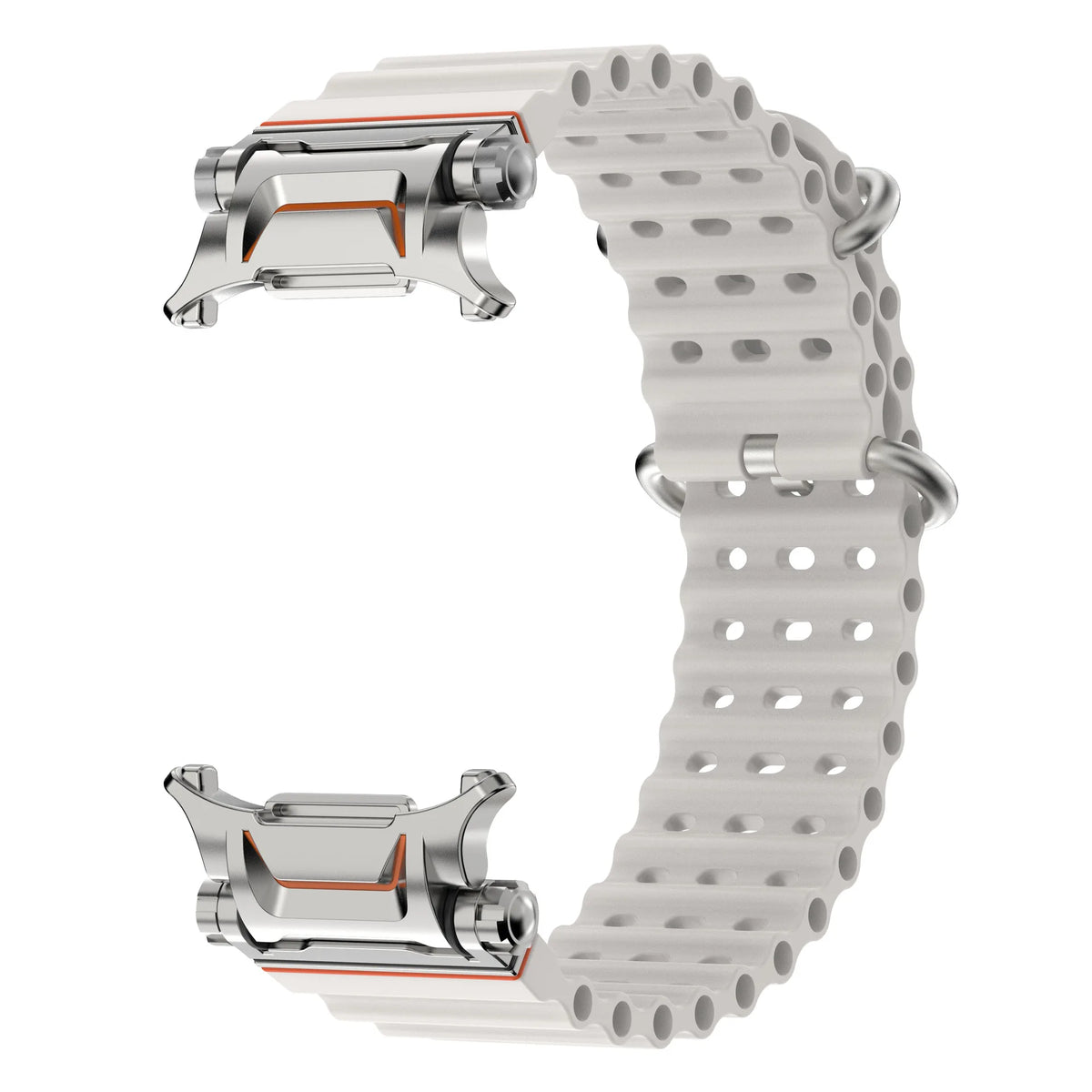 Perforated Silicone Watch Band for Samsung Galaxy Watch Ultra 2