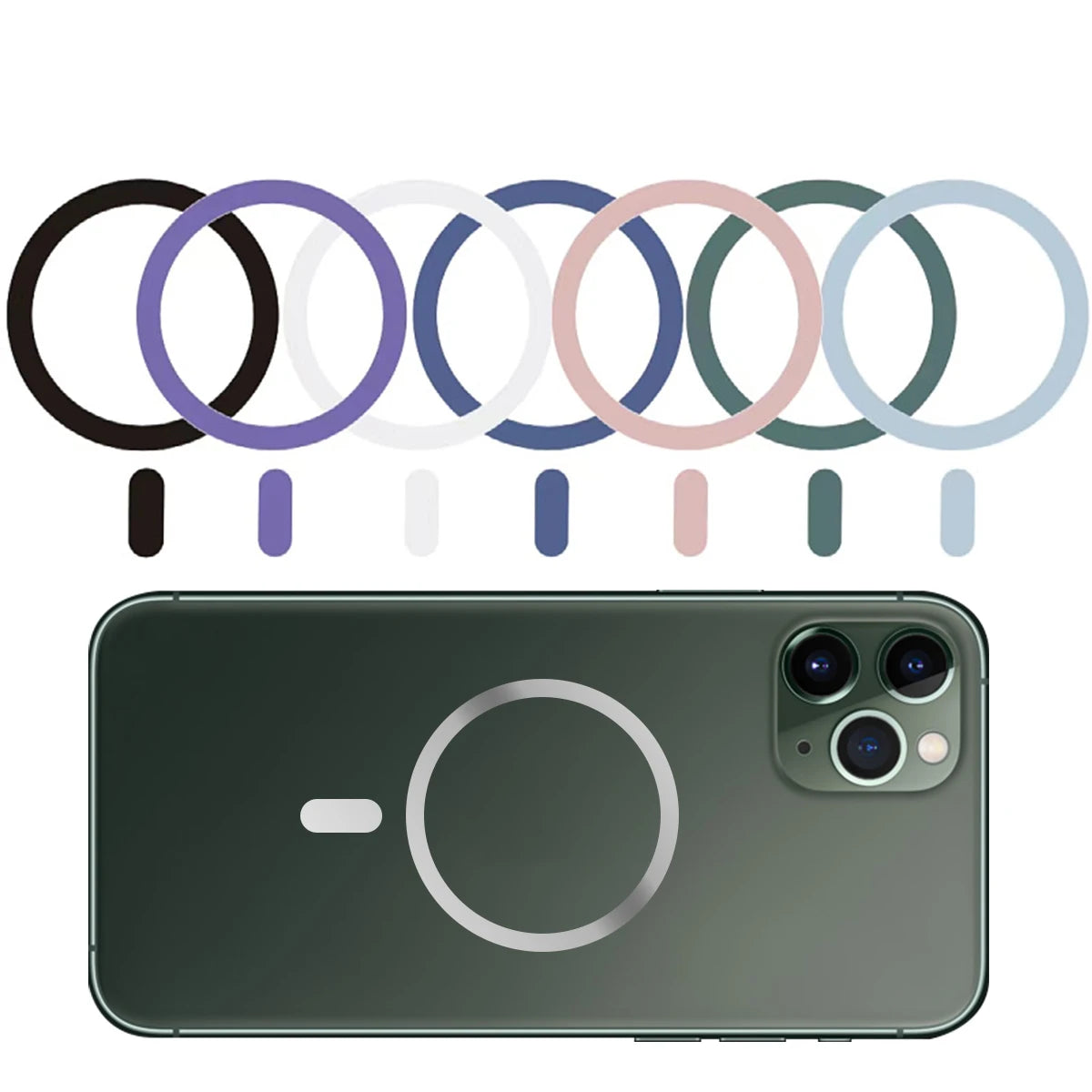 MagSafe Compatible Magnetic Ring & Metal Plate Sticker