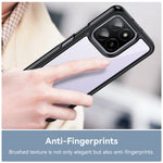 Honor X6B Shockproof Case with Hard Translucent Soft Edges