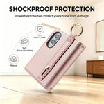 Leather Crossbody Wallet Case with Adjustable Strap for Samsung Galaxy Z Fold 8