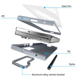 Samsung Galaxy Z Fold 6 Case with Built-in Metal Lens Stand, S Pen Slot & Screen Protector
