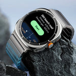 Stainless Steel Link Bracelet Band with Quick-Release Pins for Samsung Galaxy Watch 9