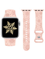 Christmas Snowflake Silicone Band for Apple Watch