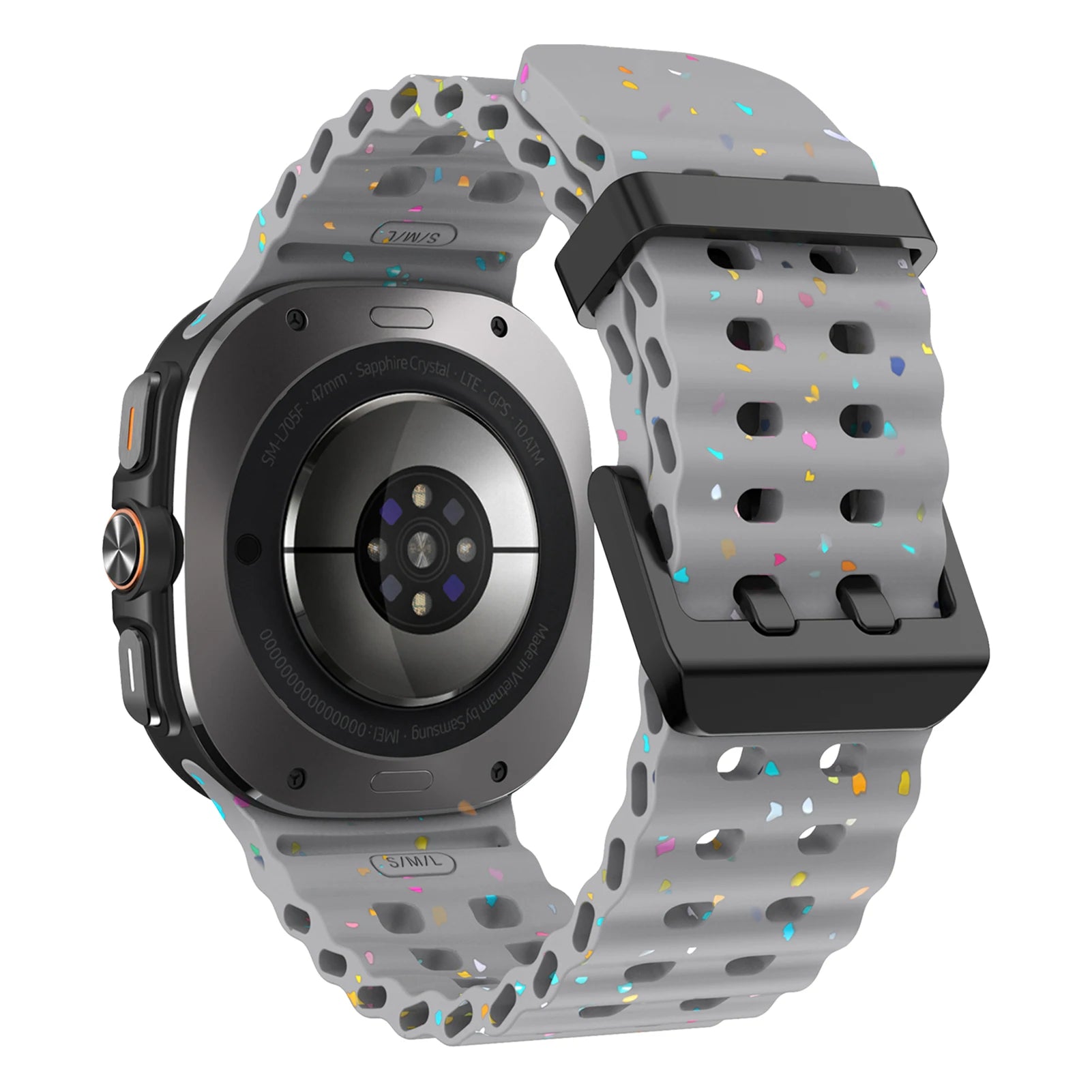 High-Quality Marine Silicone Band for Samsung Galaxy Watch Ultra and Samsung Galaxy Watch Ultra (2025)