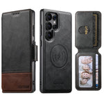 3-in-1 Magnetic Leather Wallet Case with Card Holder for Samsung Galaxy S25 Ultra