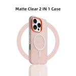 Translucent MagSafe Alignment Case with Raised Camera Ring for iPhone 12 Series