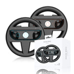 2-Pack Simulated Racing Steering Wheel Attachments for Nintendo Switch 2 Joy-Con Controllers