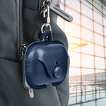 Premium Protective Leather Case with Keychain for AirPods 4