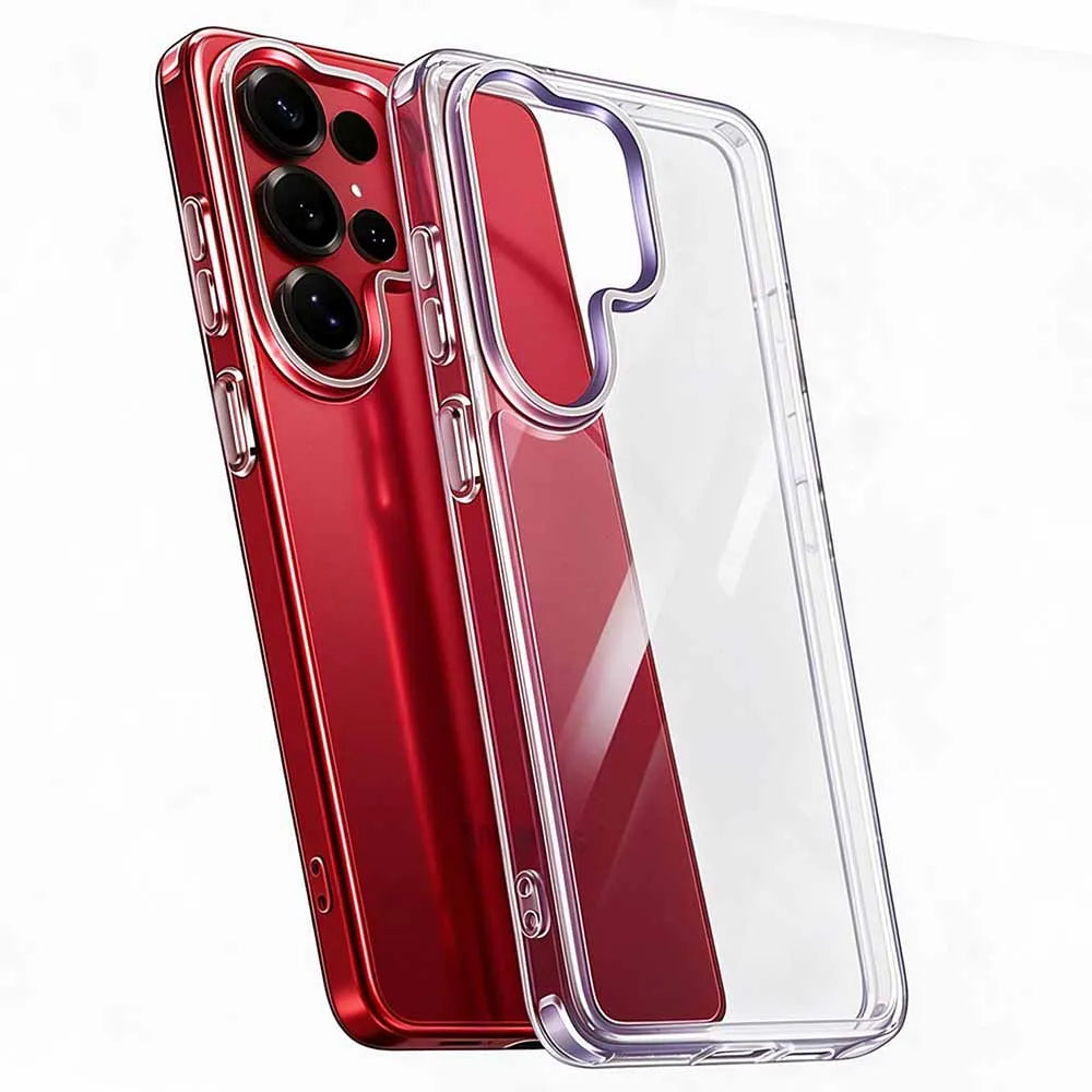 Shockproof Hybrid Clear Case with Military-Grade Drop Protection for Samsung Galaxy S26 Series