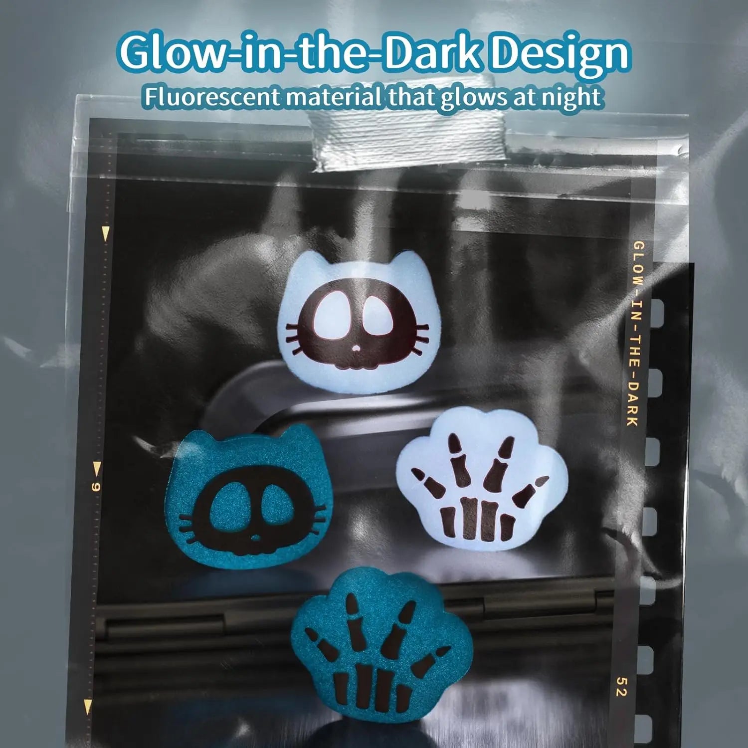 Skull Cat Silicone Thumb Grips for Nintendo Switch 2