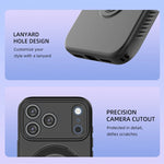 Soft TPU Shockproof MagSafe Case with 360° Rotating Metal Ring Stand for iPhone 17 Series