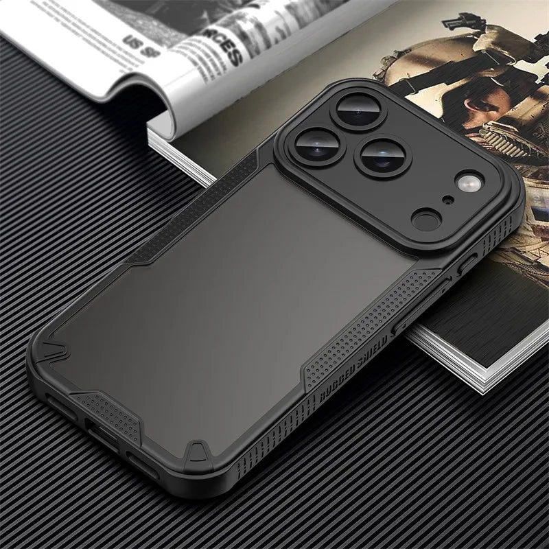 iPhone 17 Series Durable Matte TPU Bumper Protective Phone Case