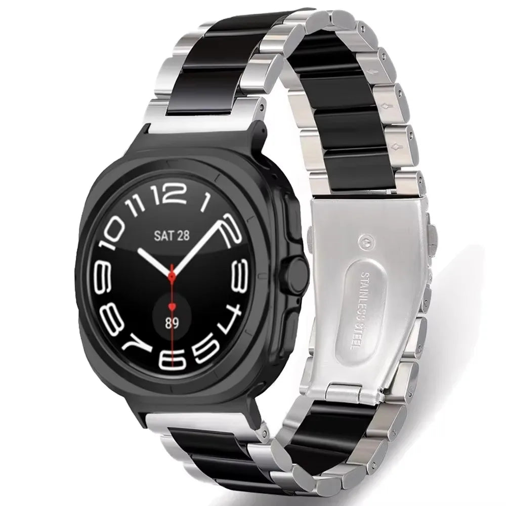 Premium Ceramic Metal Bracelet for Samsung Galaxy Watch Ultra 2025