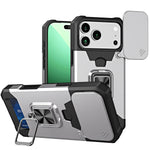 Hybrid Armor Case with 360° Rotating Ring Stand for iPhone 18 Series