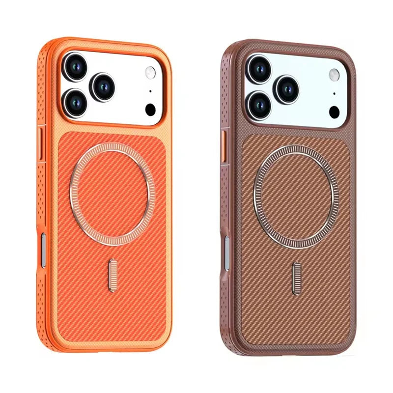 Transparent MagSafe Case with Raised Camera Protection for iPhone 17 Series