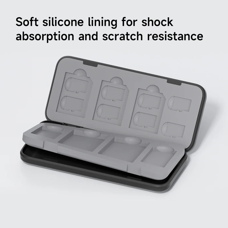 Soft Silicone Shock-Absorbing Memory Card Case