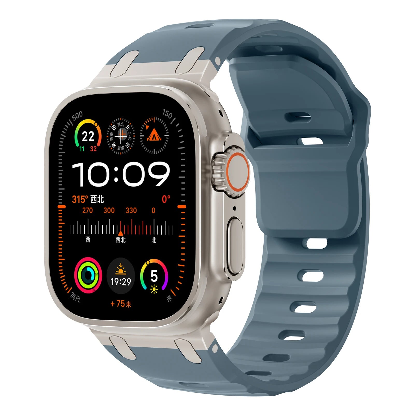 Comfort-Fit Sport Silicone Strap for Apple Watch