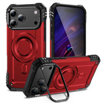 Armor Shockproof MagSafe Case with Metal Lens Bracket for iPhone 17 Series